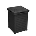 thumbnail image 1 of Good Ideas SV-TEK064-BLK Savane Bac de Rangement en Teck&44; Noir, 1 of 1