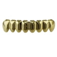 thumbnail image 2 of Parrillas de boca / inferior Hip-Hop de 18 quilates Unisex Doradas - Dorado - Parrillas inferiores Hugo Parrillas Dientes Colmillos, 2 of 5