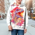 thumbnail image 2 of Kogui Kids Sweatshirts Hoodies Hoodies for Boys Long Sleeve Hoodie Loose Fit Casual Sweatshirt Clothes Size 11-12 (White,11-12 Years), 2 of 6