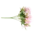 thumbnail image 3 of Ramo de rosas artificiales de 5 cabezas, simulación de boda, decoración floral, mesa de oficina en casa, ramo de flores falsas Scienceny HA7783-00B, 3 of 6