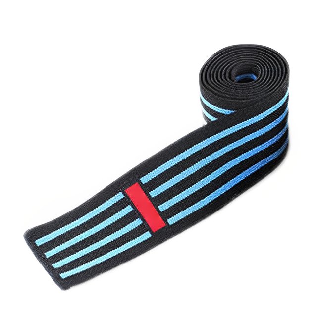 Soidarity Vendaje elástico para rodilla, equipo deportivo de entrenamiento de gimnasia, 1 unidad Accesorios para máquinas de ejercicios Azul negro