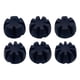 thumbnail image 1 of 6 piezas de bases de flores reutilizables de silicona para moldear velas y jabón con resina epoxi. Negro, 1 of 9