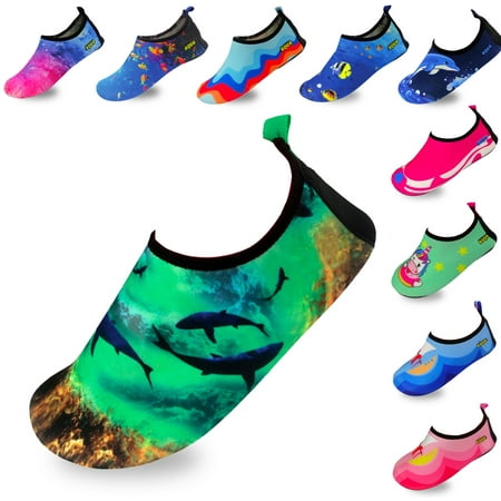 

Quick-Dry Non-Slip Lightweight Water Shoes For Summer Beach Sea & Pool – For Boys Girls Babies Toddlers & Little Kids – Waves Baby 3