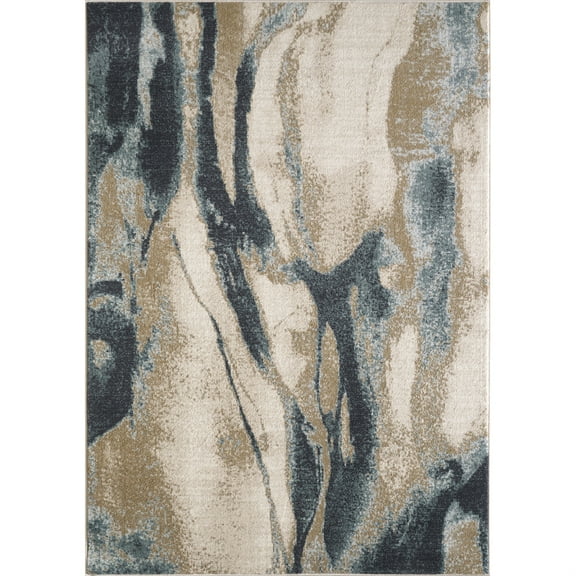Avalon 5618 Ivory/Blue Wonder Area Rug, Size - 5'3" x 7'7"