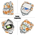 thumbnail image 5 of FORMRS Mini Backpack Purse for Women Travel Daypack Casual Shoulder Bag, Pumpkins Pattern, 5 of 7