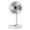 White, variant on Mouliraty Portable Retractable Fan, 3 Speed Adjustable, Desktop Fan, USB Charging Port, Rotating Strong Wind, Silent Small Fan for Home Desktop and Office Use