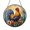 Acrylic 3.5 Inch, variant on Sunrise Rooster Stained Glass Suncatcher, Rustic Farm Decor, Perfect Gift for Farmers