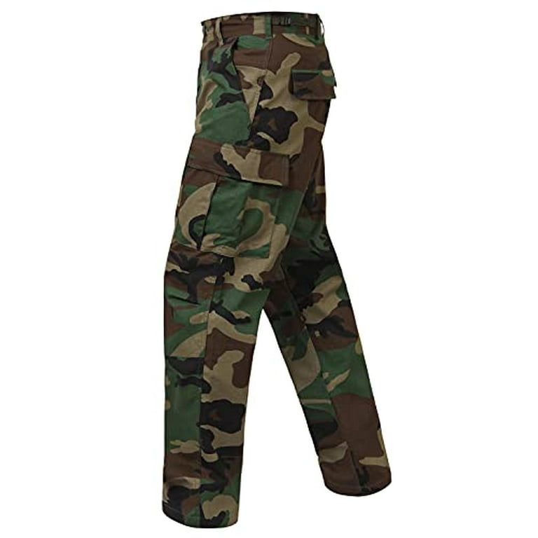 Woodland Bdu Trousers Small X-Long Issue, R/s - Omahas Army Navy