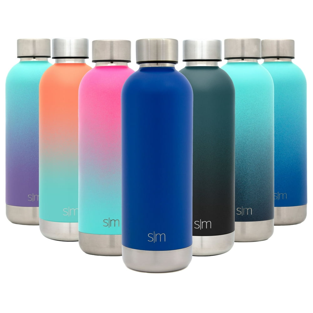personalized simple modern water bottle