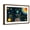 Brown Frame, variant on Art.com Set of Universe Infographics - Solar System, Planets Comparison, Sun and Moon Facts, Space Junk Mad Stretched Canvas Print Wall Art by Tashal, 36" x 24"
