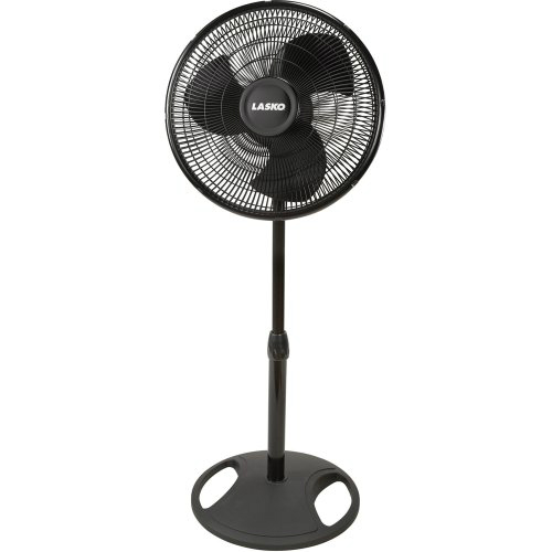 Lasko 16" Oscillating Stand Fan in Black by Lasko Products