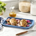 thumbnail image 3 of The Pioneer Woman Nonstick Quarter Sheet Pan, 13" x 9", Blue Speckle, 3 of 13