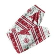 thumbnail image 5 of WTOBBY Women's Christmas Print Pajama Pants with Cuffed Bottoms - Festive Holiday Sleepwear and Casual Lounge Pants for Home Wear - Comfortable Straight Leg Design,Red 2XL, 5 of 6