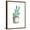 Brown Frame, variant on Art.com Mixed Greens Succulent V Art Print, 12" x 16"