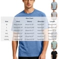 thumbnail image 3 of Annhoo Mens Athletic T-Shirts Lightweight Quick Dry Solid Color Crewneck Short Sleeve Tops Running Clothes, 3 of 6