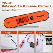 Inkbird Instant Read Meat Thermometer IHT-1P, Waterproof Instant Read Food Probe Thermometer with Backlight and Magnet for Cooking Kitchen BBQ Grill Smoker Deep Fry Candy Liquid