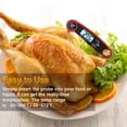 thumbnail image 3 of Meat Thermometer Digital Instant Read Thermometer Bottle Opener Food Thermometer LCD Display with Backlight Waterproof Kitchen Food Thermometer Suitable for Kitchen BBQ Milk Water, 3 of 8