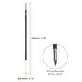 thumbnail image 2 of Unique Bargains Disappearing Ink Pen Refills 0.7mm Fabric Marker Pen Refill, Black 100 Pack, 2 of 7
