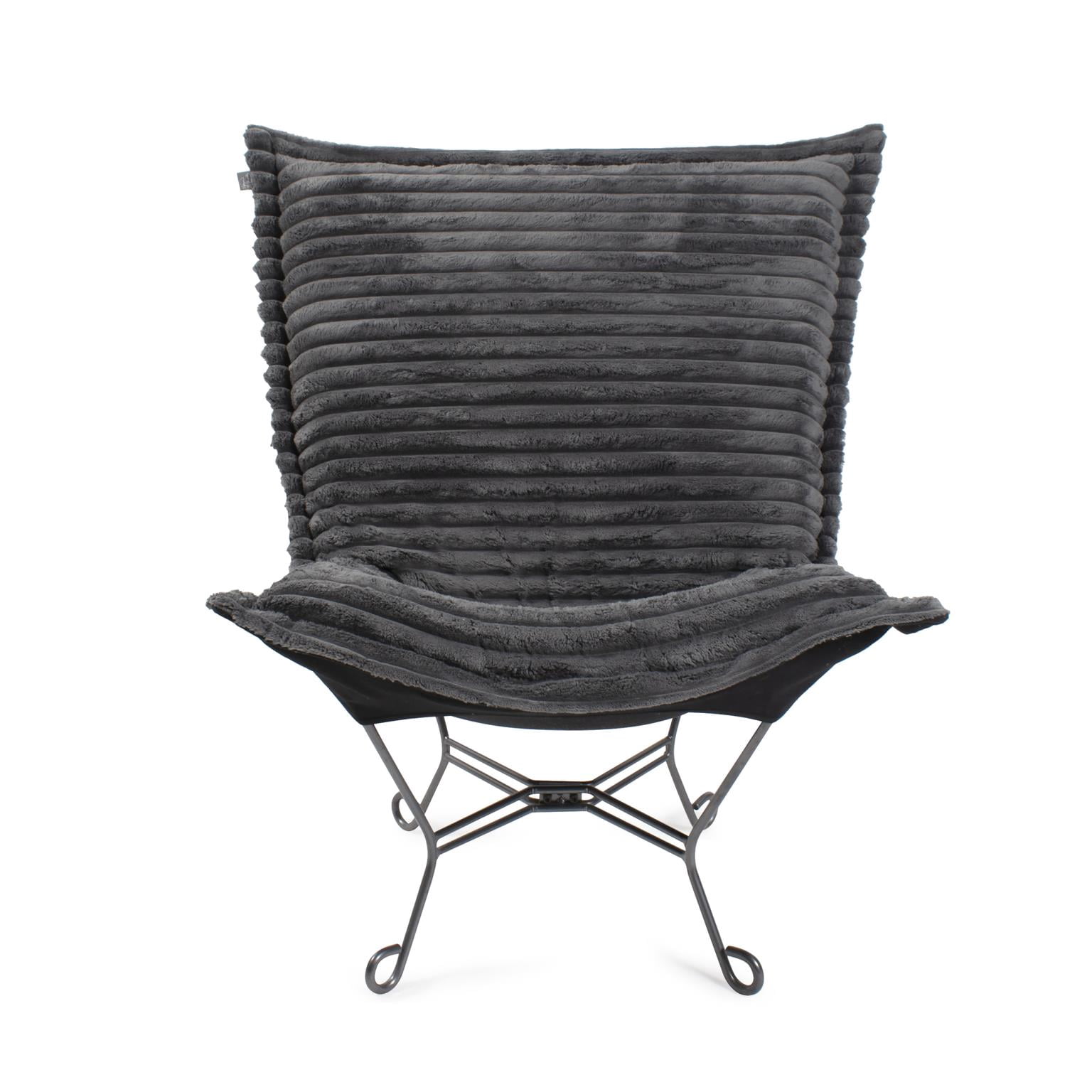 Puff Chair Shar Pei Charcoal/Black