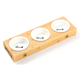 thumbnail image 1 of Cuenco de bambú para gatos, cuenco de cerámica para mascotas, mesa de comedor de madera, cuenco para perros, cuenco para cereales JM, 1 of 5