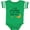 Football Green and White, variant on Inktastic I Love My Family to the Moon and Back Boys or Girls Baby Bodysuit