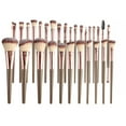 thumbnail image 4 of Chanana 40-Piece Makeup Brush Set Professional Makeup Brush Set for Women | Foundation Blending | Premium Beauty Tools, Sponge for Foundation, Makeup Applicators (40 Pieces - Brown), 4 of 9