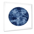 thumbnail image 2 of Designart 'Blue Space Galaxy Circle' Modern Framed Art Print, 2 of 4