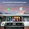 thumbnail image 5 of ZWNAV Ultra Narrow 10.25 inch 1920 * 720 Car Radio for BMW 5 Series F10 F11 2011-2017 Linux CarPlay Multimedia Screen Audio Stereo Upgrade Touch Screen Bluetooth Head Unit, 5 of 8