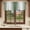 Sage green, variant on Orange White Ombre Valances for Windows, Decorative Rod Pocket Window Valance Curtains, Farmhouse Country Minimalist Art Short Curtain Drapes for Kitchen/Bathroom/Living Room, 2 Panels, 42" W x 18" L
