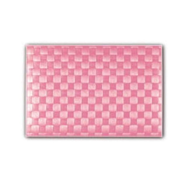 Individual Rectangular Saleen Rojo Caramelo de Polipropileno