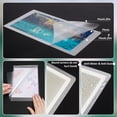 thumbnail image 3 of 100Pcs Plastic Laminating Pouch Film Photo Protecting Sheets for Hot Laminator Clear 265x160x0.1mm, 3 of 6