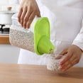 thumbnail image 5 of 2\.5L Plastic Food Storage Box Airtight Container With Pour Lids Kitchen Cereals Storage Bottles Rice Beans Jar Dried Grains Tank Green 1.9L, 5 of 9