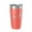 Coral, variant on Lake Ocoee Map Tumbler Travel Mug Insulated Laser Engraved Coffee Cup Tennessee 20 oz White