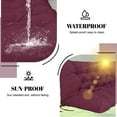 thumbnail image 4 of SDJPOI Swing Replacement Cushion for Outdoor Bench, 4" Thick Waterproof 2-3 Seater Garden Porch Seat Cushion with Backrest, Outdoor Swing Cushions for Outdoor Furniture (Wine Red,70*40in), 4 of 6