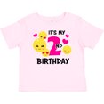 thumbnail image 3 of Inktastic Its My 2nd Birthday with Smiling Emoticons Girls Baby T-Shirt, 3 of 5