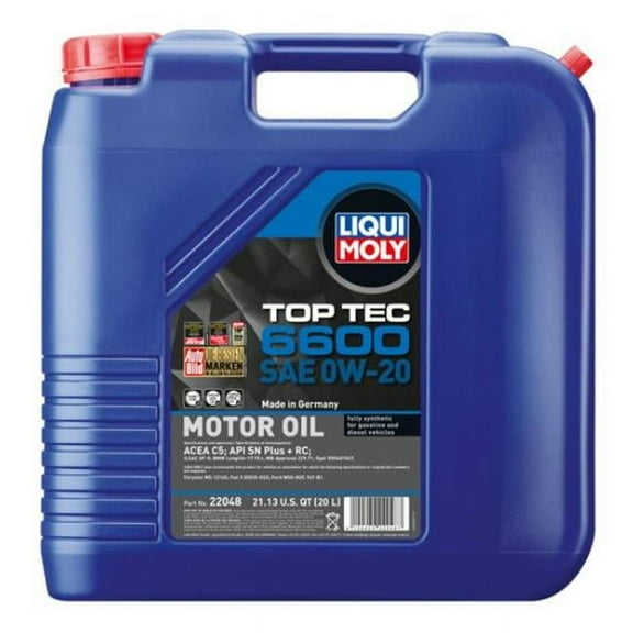 Liqui Moly 22048 20 Liter Top Tec 0W20 6600 Motor Oil for 1999 Honda Odyssey Cargo