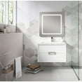 thumbnail image 2 of Lucena Bath Decor Tirador 32" Wood Vanity with Ceramic Sink in White, 2 of 2