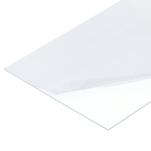 20 Pack Clear Plastic Sheet Transparency Panel 8x10x0.04'' Plastic Card