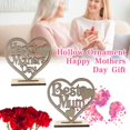 thumbnail image 2 of Madera En Forma De Corazón Para El Día De La Madre Adornos Artesanales De Madera Amor Independiente Regalo Creativo Para La Madre matsuzay HA043503-02, 2 of 6