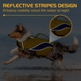 thumbnail image 5 of BRKURLEG Reflective Dog Life Jacket, Ripstop Dog Lifesaver Vest with Rescue Handle, Pet Life Safety Preserver Swimsuit for Medium Large Extra Large Dogs, 5 of 7