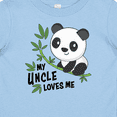 thumbnail image 4 of Inktastic My Uncle Loves Me- cute panda Boys or Girls Baby T-Shirt, 4 of 5