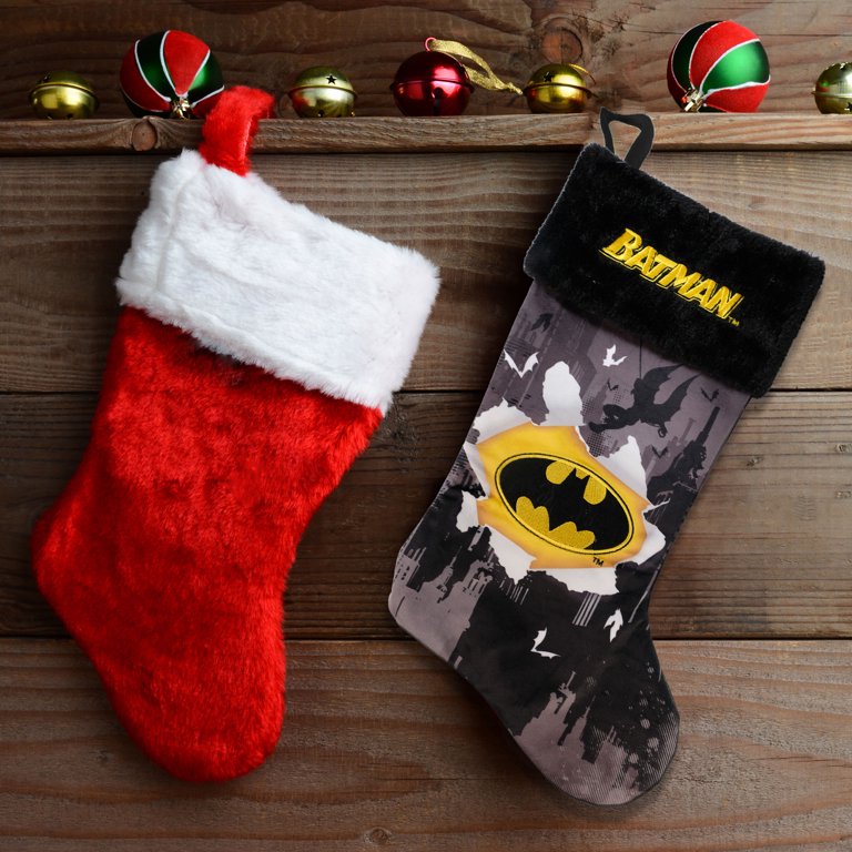 Ruz 20 Inch Batman Christmas Stocking with Gotham Skyline