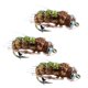 thumbnail image 1 of Moscas de pesca con mosca, señuelo de pesca, hundimiento rápido, cabeza de acero hecha a mano, accesorios realistas con anzuelo, trucha, Panfish, herr Zulema Señuelos de pesca con mosca, 1 of 8