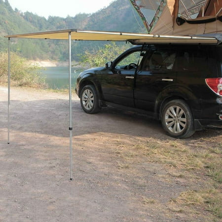 Outdoor Car Awning Folding Car Tent Camping Fishing Travel Shelter 8.2X8.2Ft