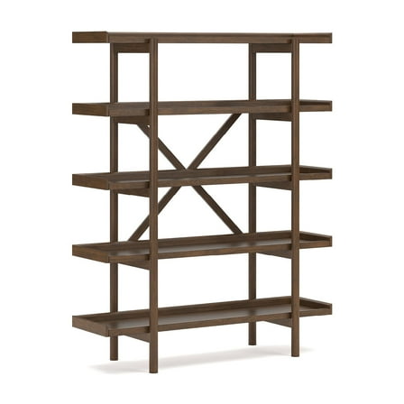 Signature Design by Ashley Lyncott 70" Mid-Century Bookcase, Brown