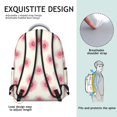 thumbnail image 5 of Pioneer Flower Floral Print Pattern Backpack for School, Cute School Bag with Adjustable Shoulder Straps and Padded Back, 15.3"x11"x7.1", 5 of 5