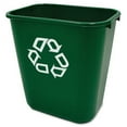 thumbnail image 2 of Rubbermaid Resin Indoor/Outdoor Recycling Bin 7 Gallon Green (FG295606GRN), 2 of 2