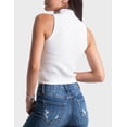 thumbnail image 3 of Blusa Básica Sin Mangas Roman Fashion 0084 Blanco M, 3 of 3