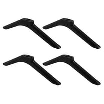 Hemobllo 2Pairs Universal Black TV Stand Base Adjustable Tabletop Mount for Living Room and Bedroom