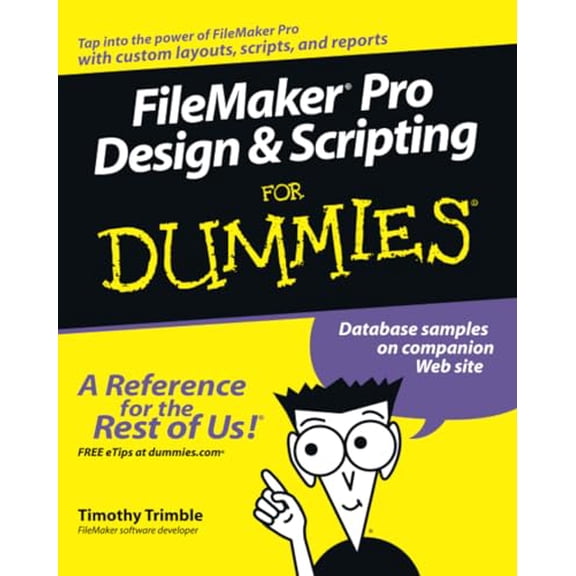 Pre-Owned FileMaker Pro Design & Scripting for Dummies Paperback